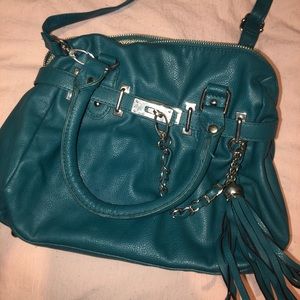 Steve Madden teal crossbody bag